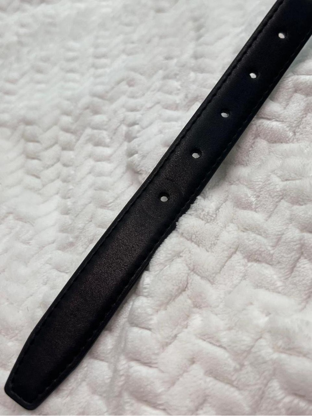 Celine black leather belt with gold buckle 🖤 - Picture 7 of 7